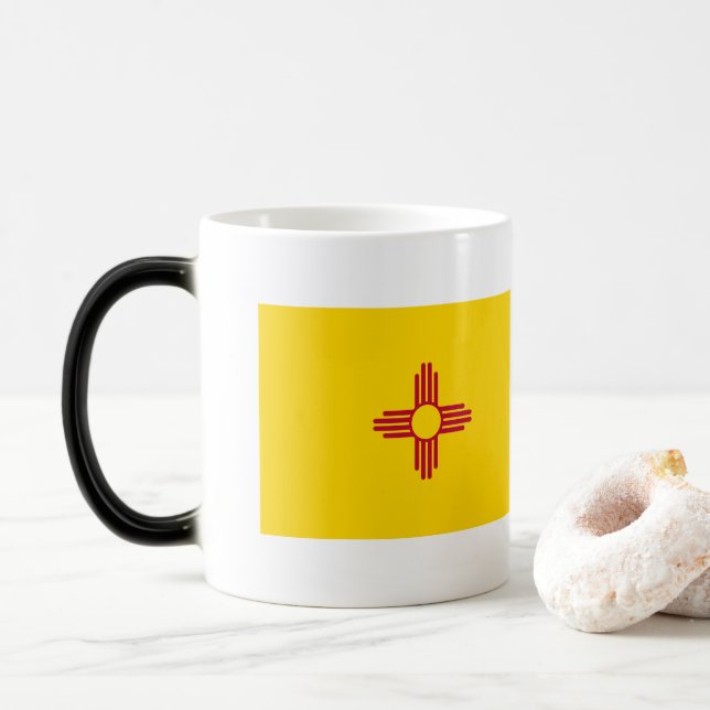 New mexico Flagga Magisk Mugg (Med munk)