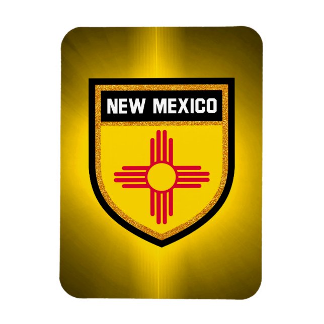New mexico Flagga Magnet (Vertikal)