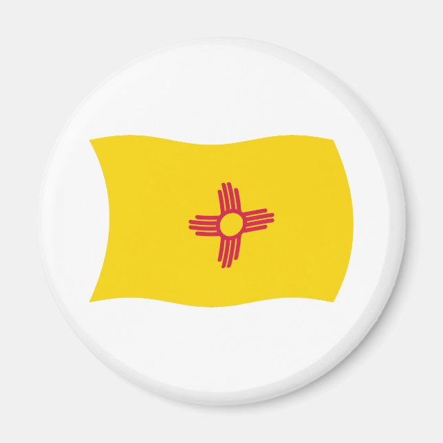 New mexico Flagga Magnet (Framsidan)