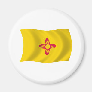 New Mexico Flagga Magnet