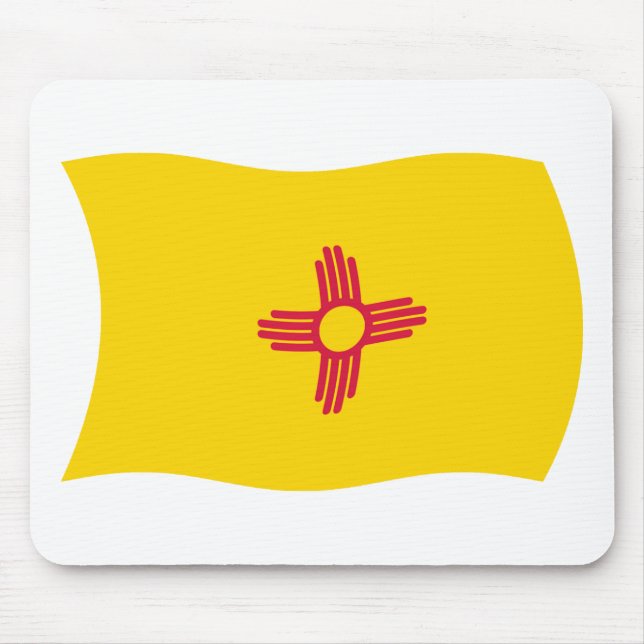 New mexico Flagga Mousepad Musmatta (Framsidan)