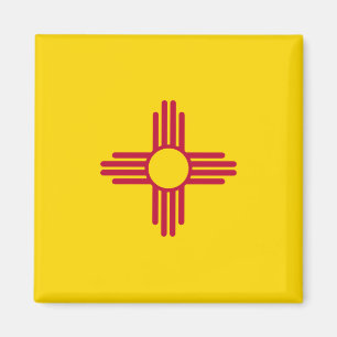 New mexico flagga & New mexico, USA helgdag/sport Magnet