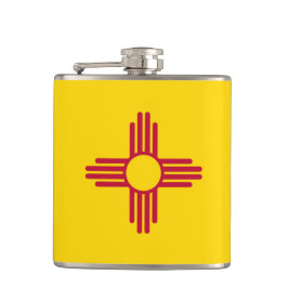 New mexico Flagga och resa Mexiko USA Stater/sport Fickplunta