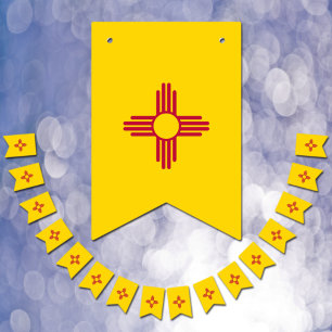 New mexico Flagga Party, buntbaner/Bröllop