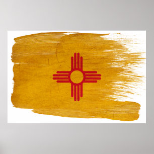 New mexico Flagga Poster