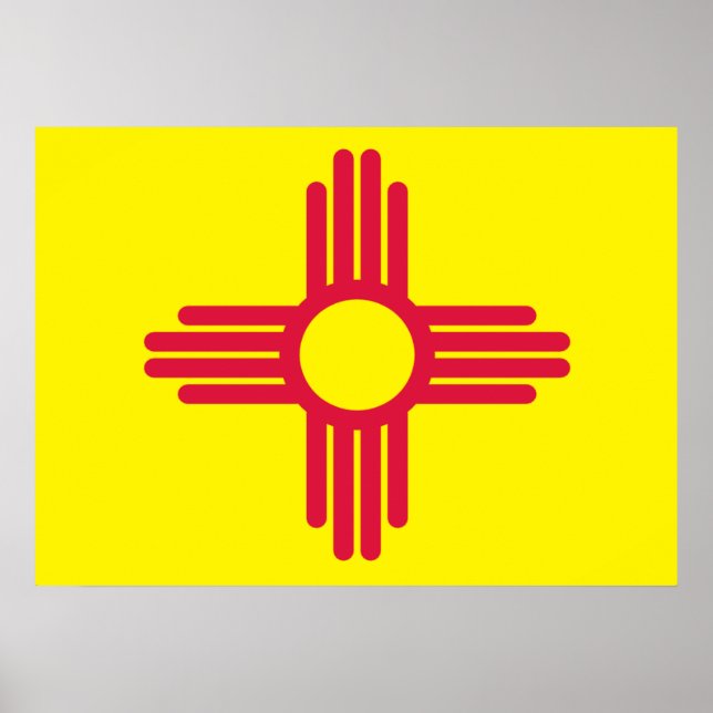 New mexico flagga poster (Framsidan)