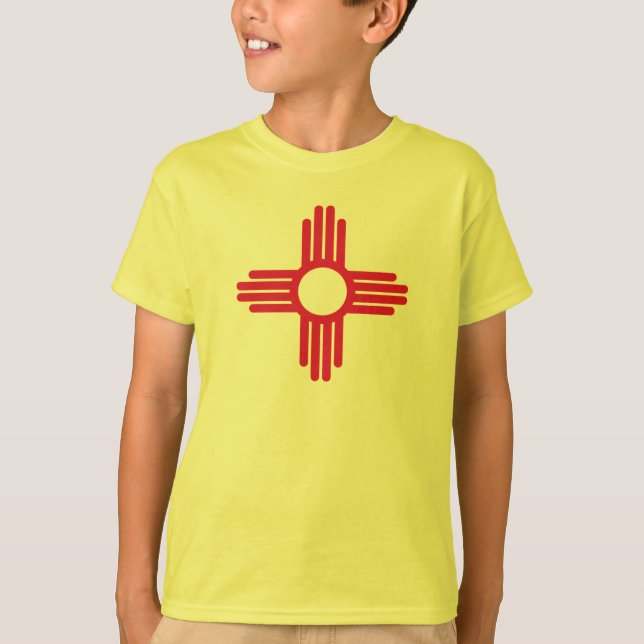 New mexico flagga t shirt (Framsida)