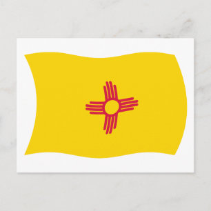 New Mexico Flagga vykort