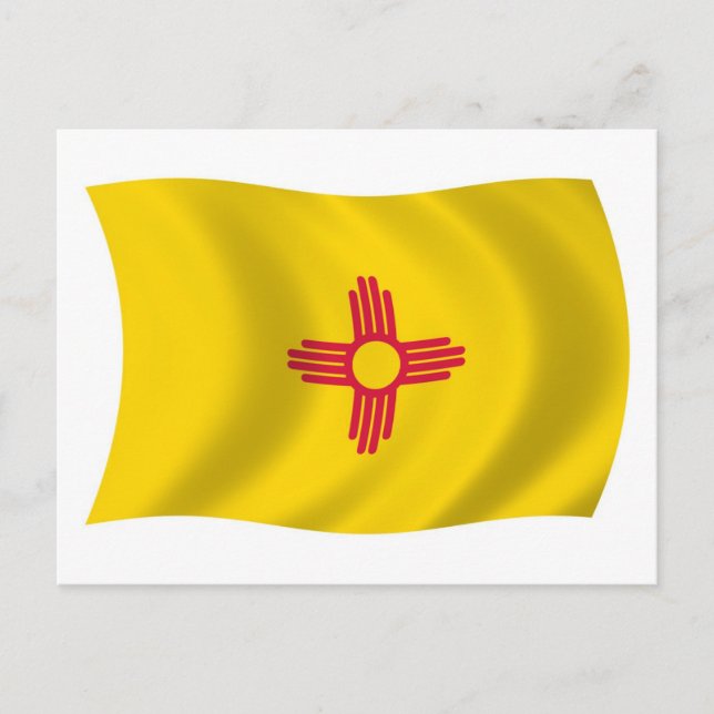 New Mexico Flagga vykort (Framsida)