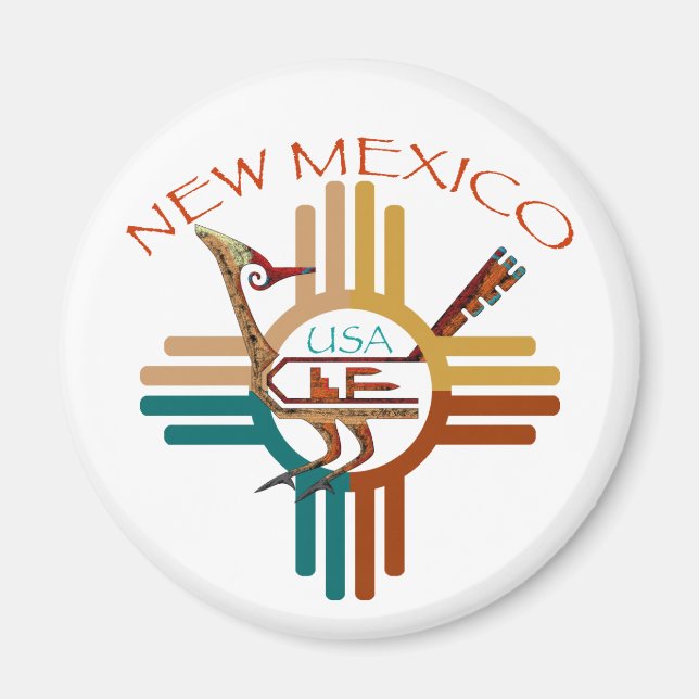 New mexico, Förenta staterna Magnet (Framsidan)