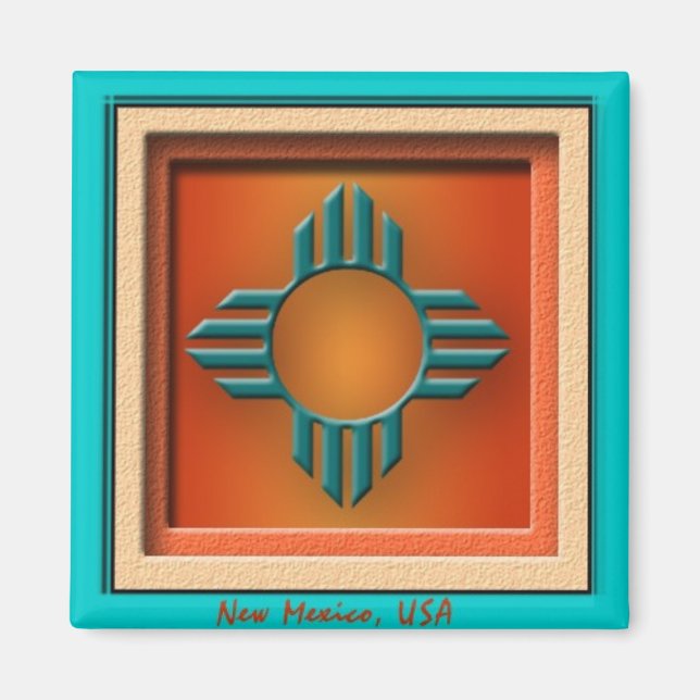 New mexico Förenta staterna Magnet (Framsidan)