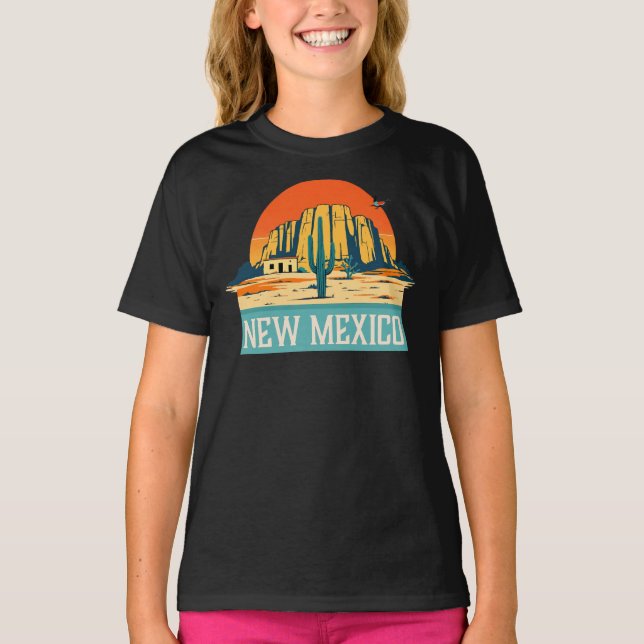 New mexico Förenta staterna T Shirt (Framsida)