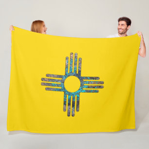 New mexico, Förenta staterna Ull Blanke Fleecefilt