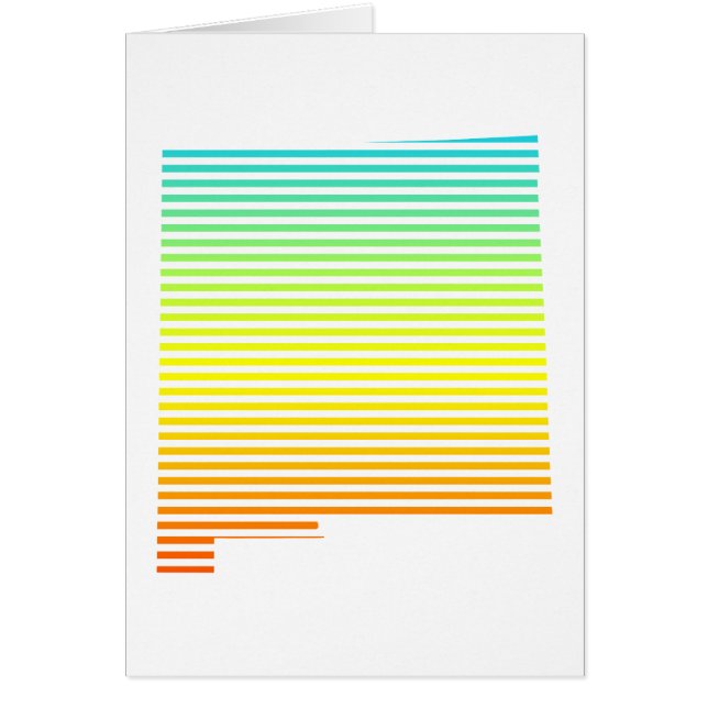 new mexico-fyllning hälsningskort (Framsidan)