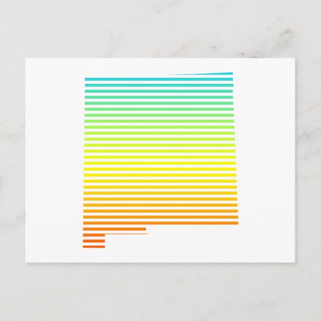 new mexico-fyllning vykort (Framsida)