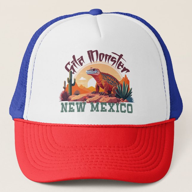 New Mexico Gilaödla I Ökenmiljö  Keps (Framsida)