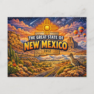 New Mexico Greetings vykort