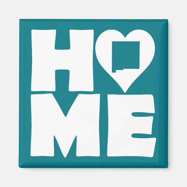 New Mexico Hem Stat Frysmagnet Magnet (Framsidan)