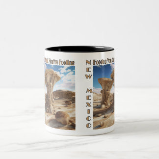 New mexico Hoodoos Två-Tonad Mugg
