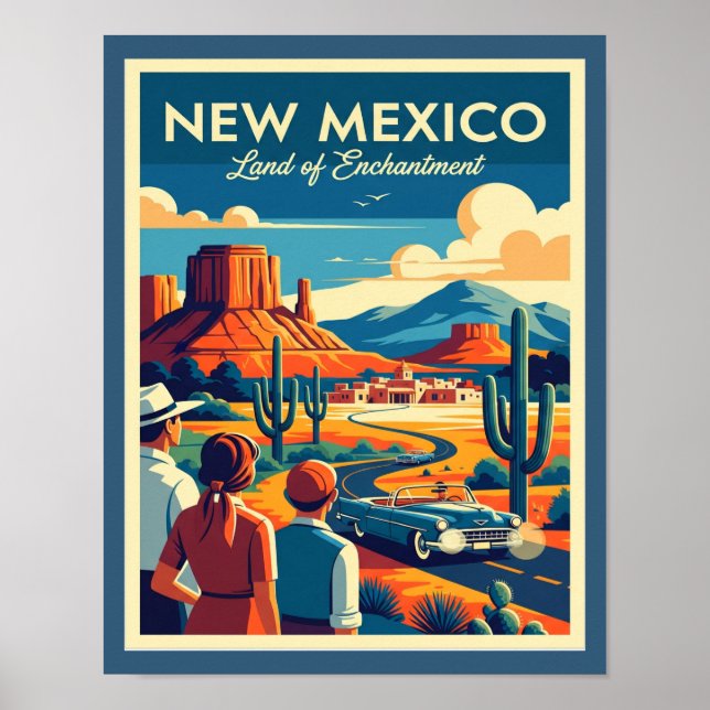 New mexico i mitten av århundradet poster (Framsidan)