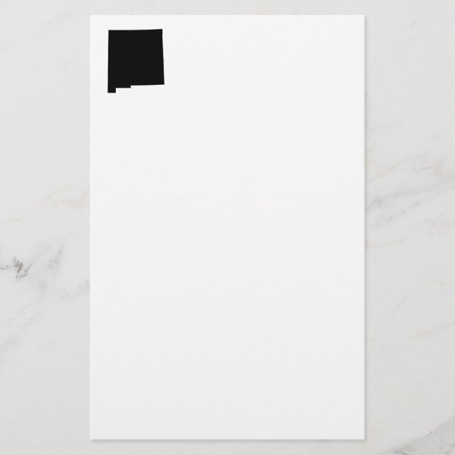 New mexico i Svarta och vita Brevpapper (Framsida)