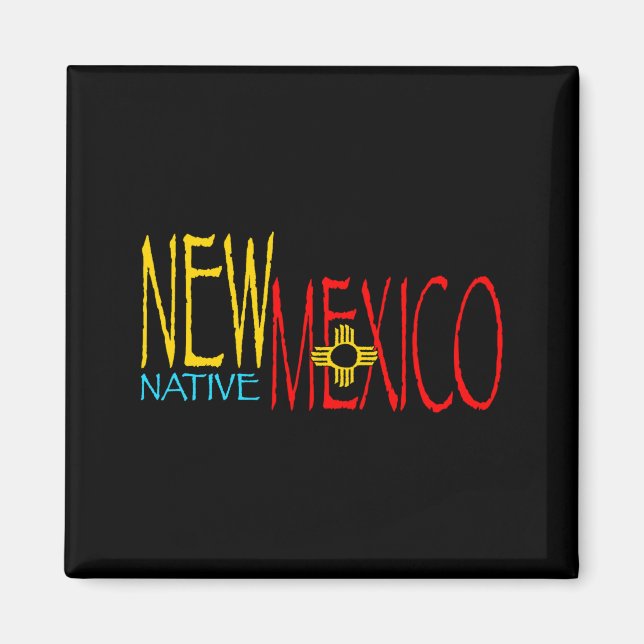 New Mexico infödd  Magnet (Framsidan)