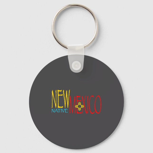 New Mexico infödd Nyckelring (Framsida)