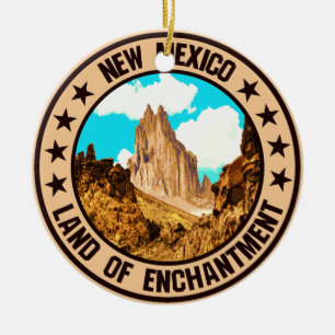 New mexico julgransprydnad keramik