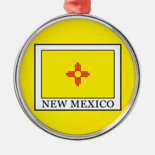 New mexico julgransprydnad metall