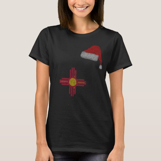 New mexico jultomten Hat T Shirt (Framsida)