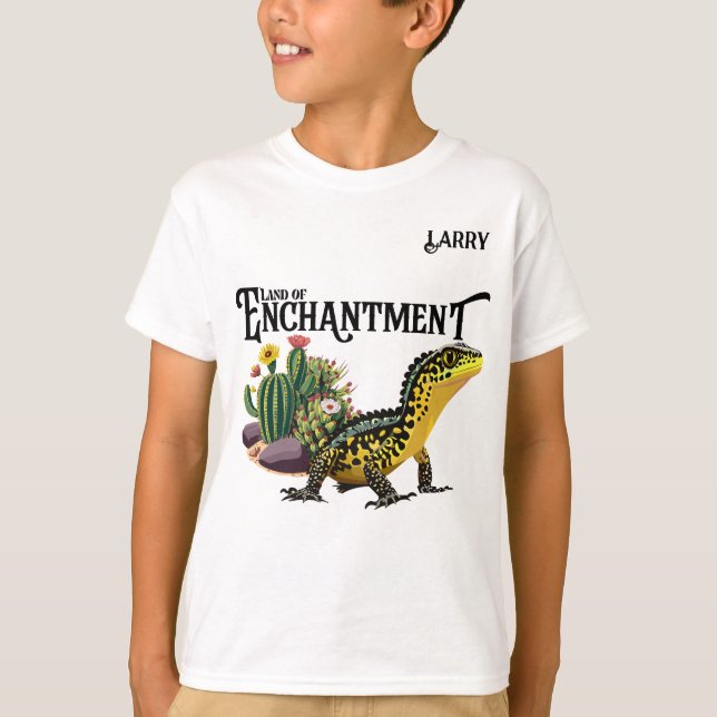 New mexico, Land of Enchantment Anpassade Boy's T Shirt (Framsida)
