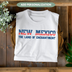New Mexico Land of Enchantment State Anpassad T Shirt