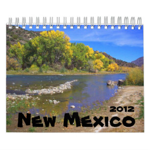 new mexico liggande 2012 kalender
