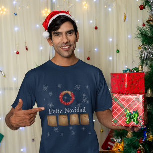 New mexico Luminarias Farolitos Zia Red Chile T Shirt