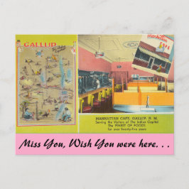New mexico, Manhattan Cafe, Gallup Vykort