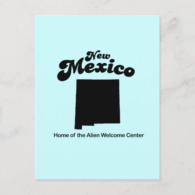 New mexico Motto - Alien Welcome Center Vykort (Framsida)