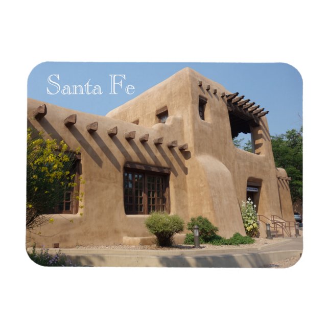 New mexico museum för konsten Santa Fe Magnet (Horisontell)