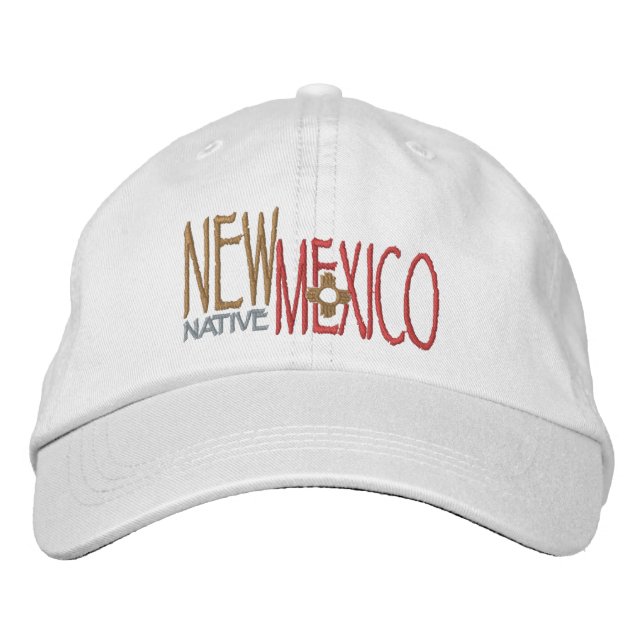 New mexico Native Broderad Keps (Framsida)