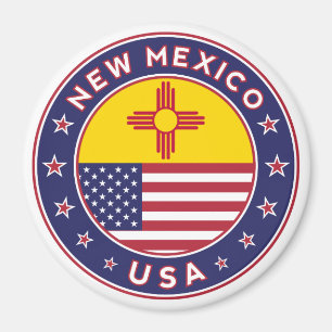 New mexico, New mexico-klistermärke, telefonfodral Magnet