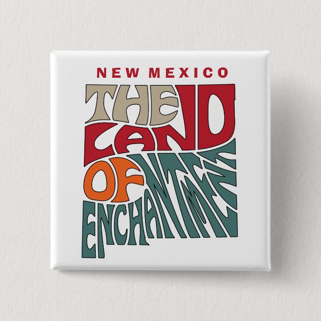 New mexico Nickname Ord Art Knapp (Framsida)