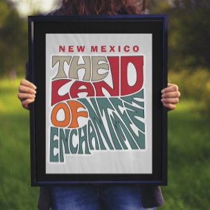 New mexico Nickname Ord Art Poster