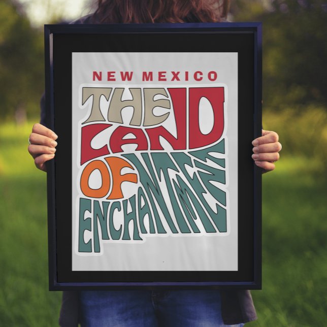 New mexico Nickname Ord Art Poster (Skapare uppladdad)