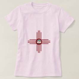 New mexico NM Zia indisk symbol Waterfall T Shirt