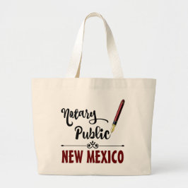 New mexico Notary Public Bläck Pen Jumbo Tygkasse