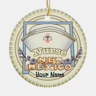 New mexico Nurse Julgransprydnad Keramik