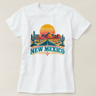New Mexico Ökenresa Vintage T-Shirt