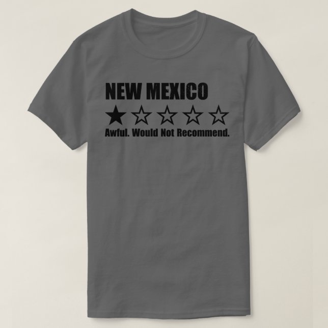 New mexico One Review T Shirt (Design framsida)