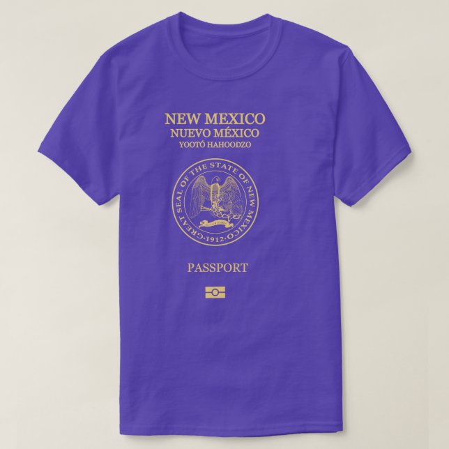 New mexico pass t shirt (Design framsida)