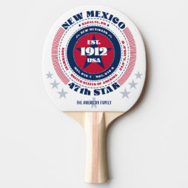 New mexico Pride Circular Typography Monogram Pingisracket
