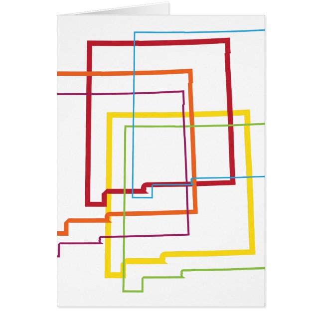 new mexico pride oskärpa hälsningskort (Framsidan)